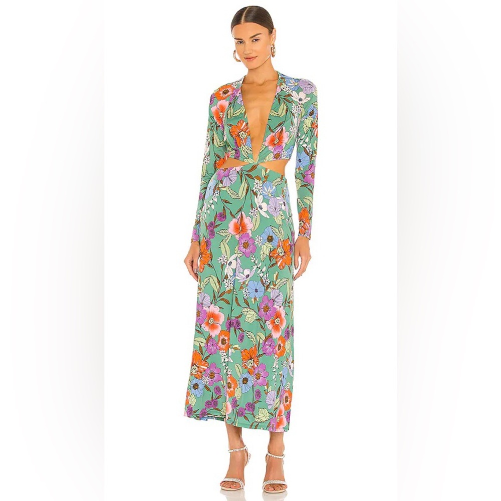 AFRM stretch cut out Assi Dress
